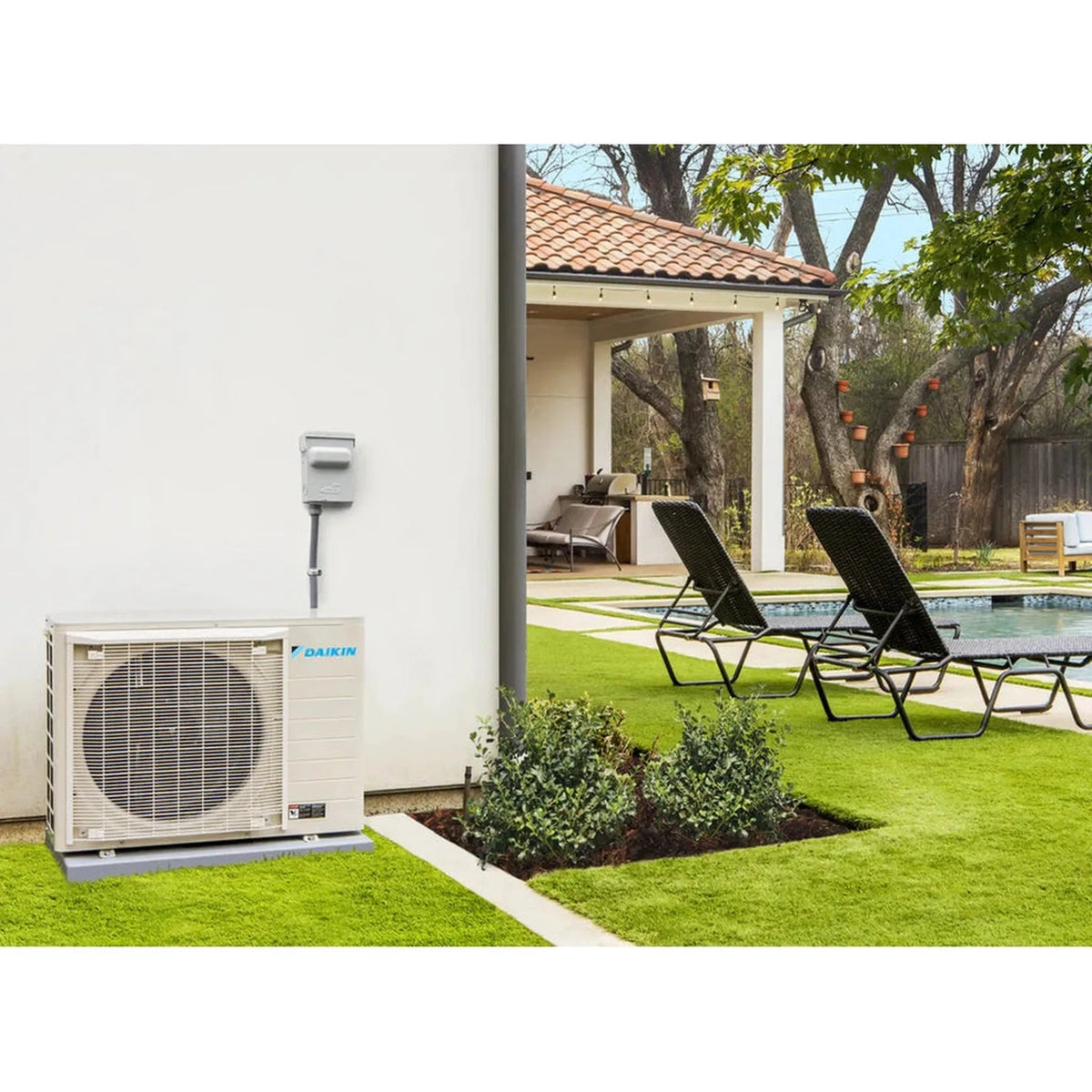 Daikin MXM Series 24000 BTU 20.6 SEER2 2 Zone R32 Ductless Mini Split Heat Pump System - 12K+12K