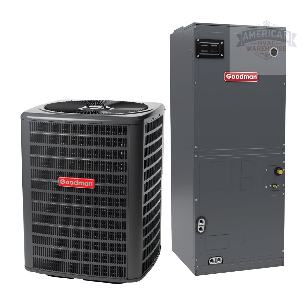 2.5 Ton 14.5 SEER2 Goodman R32 Heat Pump Split System