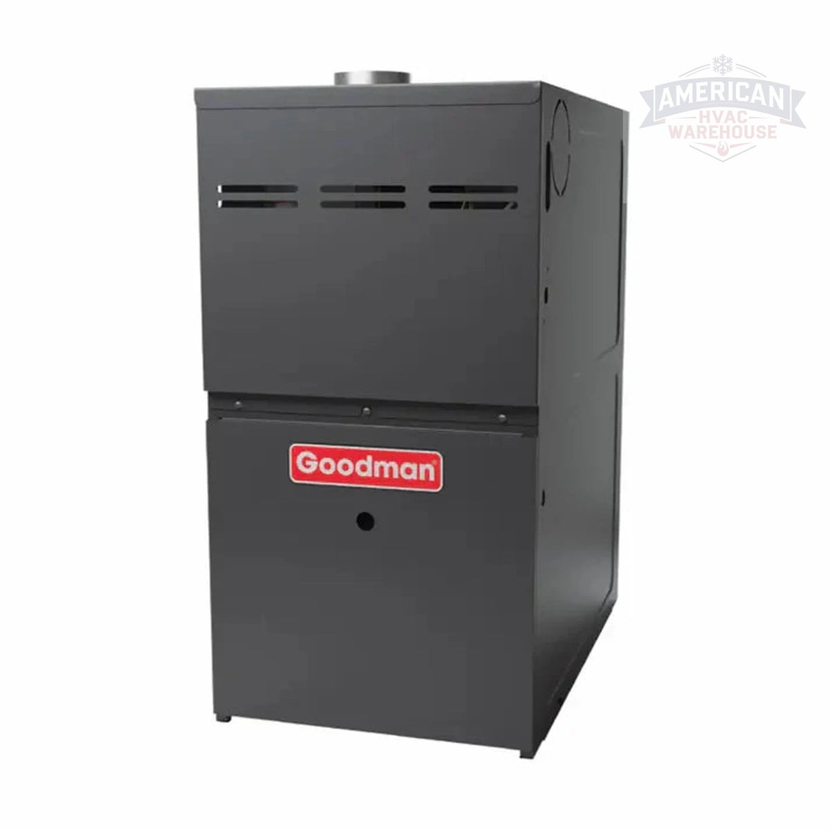 80K BTU 80% AFUE Multi Speed Goodman Gas Furnace - Upflow/Horizontal - Ultra Low Nox