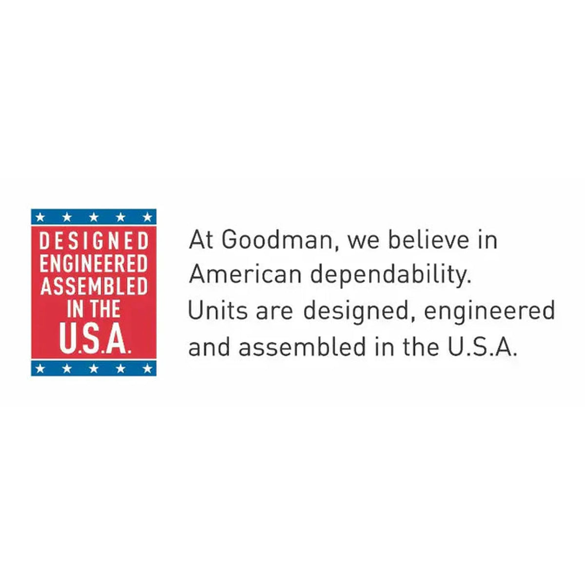 Goodman 2.5 Ton 14 SEER2 AC & 96% AFUE 80K BTU Gas Furnace System, R32 Refrigerant - Upflow