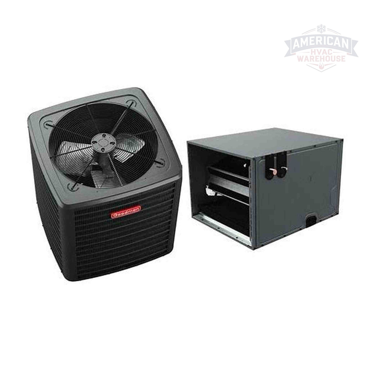 Goodman 1.5 Ton R32 AC | 13.4 SEER2 | 14" Horizontal Coil